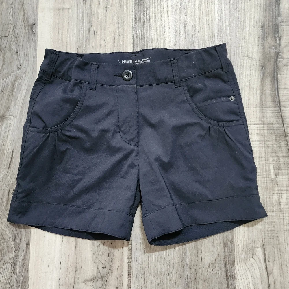 Nike Girls Black Athletic Golf Shorts